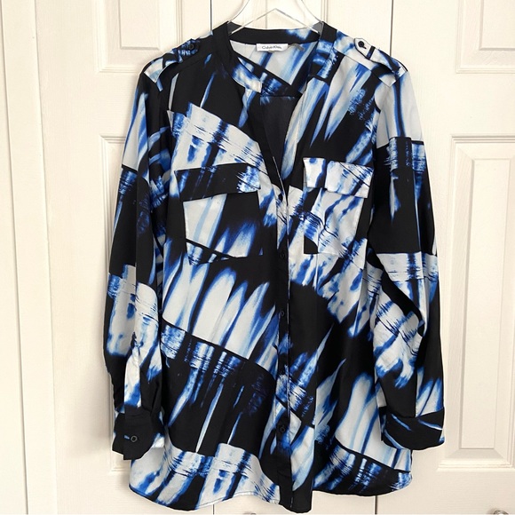 Calvin Klein | Button Down Blouse - Picture 1 of 6
